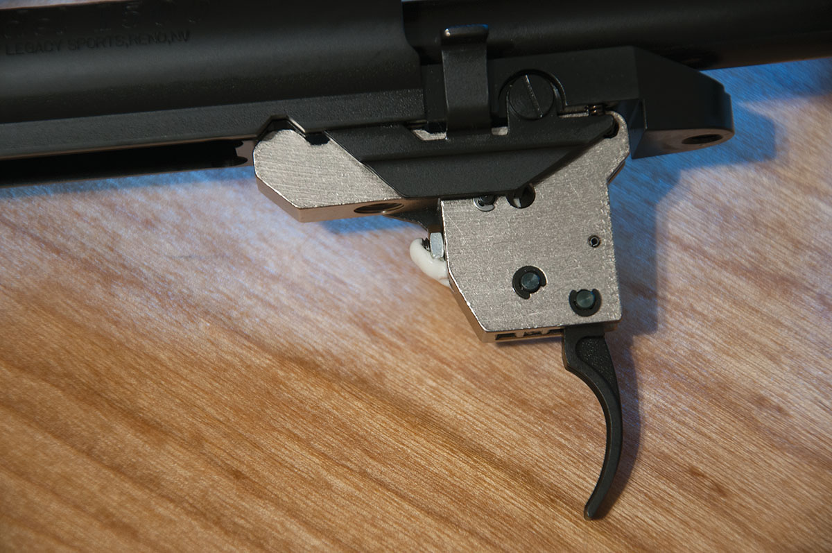 Current two-stage triggers on Howa rifles are adjustable, but they come from the warehouse with a sealant on the adjustment screw. The sample rifle’s trigger pull averaged a hair over three pounds so was not adjusted for range testing.